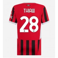 AC Milan Malick Thiaw #28 Domaci Dres za Ženska 2024-25 Kratak Rukav